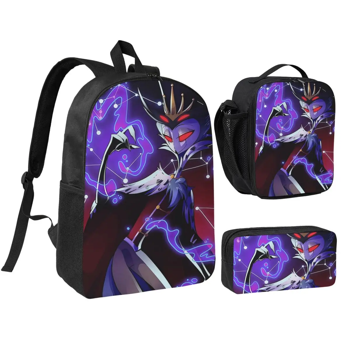 Helluva Boss Cartoon Backpack Student BookBag School Bag Shoulder Bags 3ps Insulated Lunch Bag Pencil Case
Helluva Boss Cartoon Backpack Student BookBag School Bag Shoulder Bags 3ps Insulated Lunch Bag Pencil Case