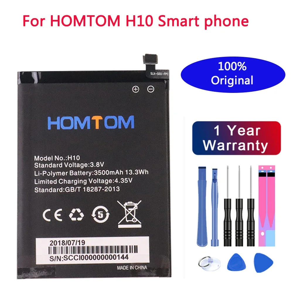 100% Original High Quality 3500mAh Battery For HOMTOM H10 Smart Phone Replacement Rechargeable Battery Bateria + Free Tools
100% Original High Quality 3500mAh Battery For HOMTOM H10 Smart Phone Replacement Rechargeable Battery Bateria + Free Tools