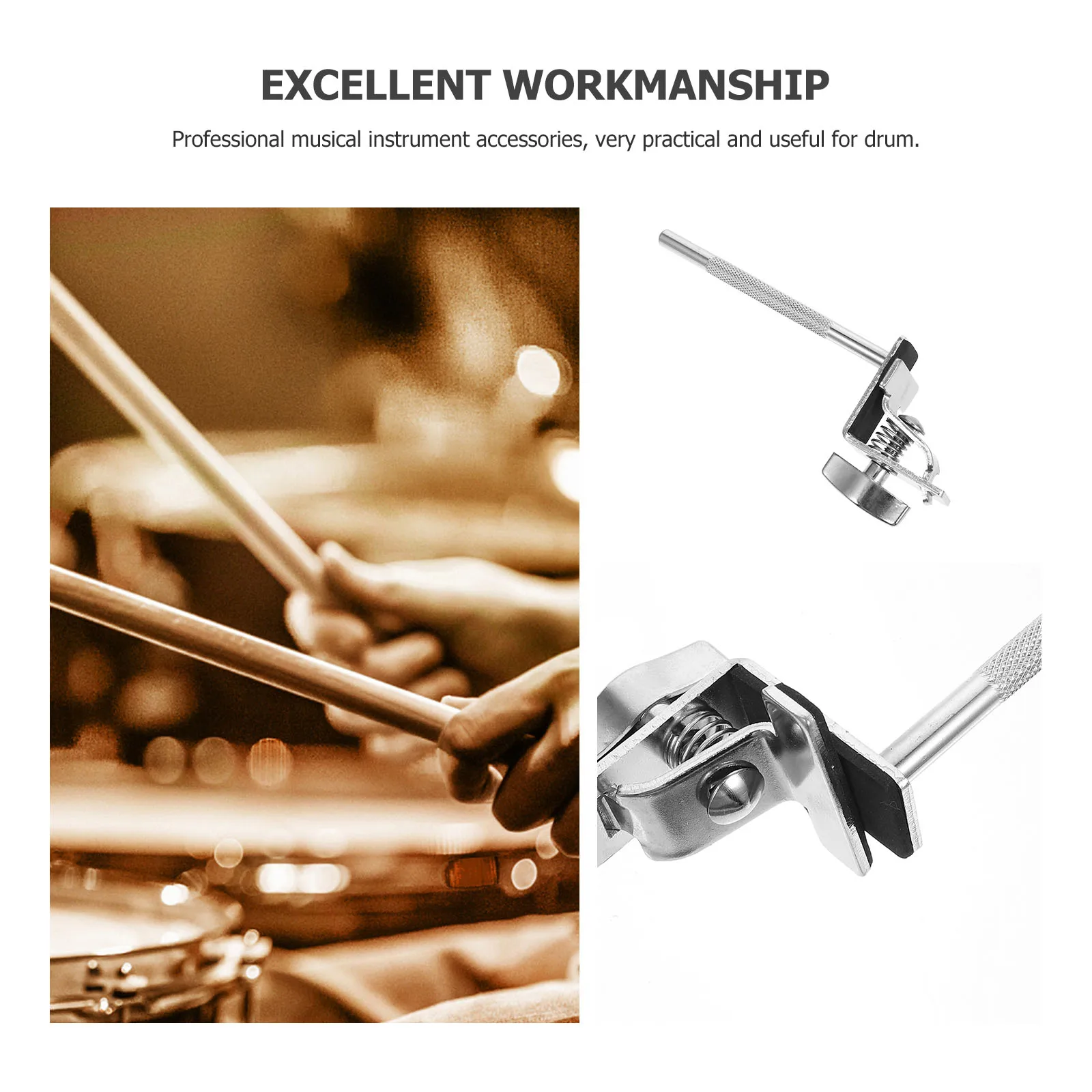 Cowbell Clip Holder Instrument Supply Drum Extension Musical Mounted Clamp Steel
Cowbell Clip Holder Instrument Supply Drum Extension Musical Mounted Clamp Steel
