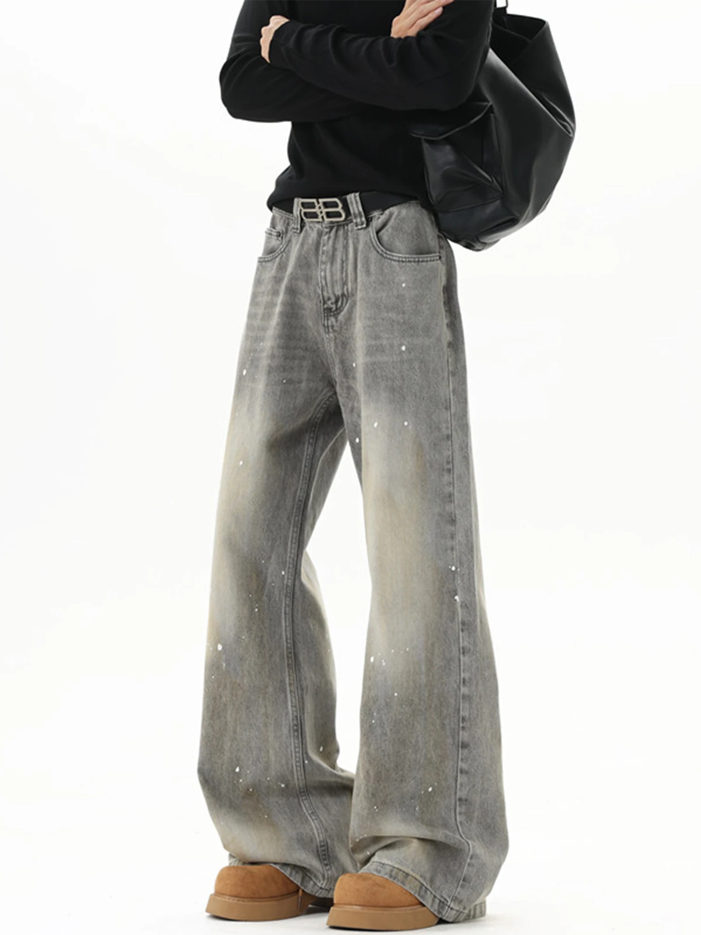 Мужские джинсы Cleanfit в американском ретро-стиле, весна-осень, модные, прямые, широкие, повседневные
Мужские джинсы Cleanfit в американском ретро-стиле, весна-осень, модные, прямые, широкие, повседневные