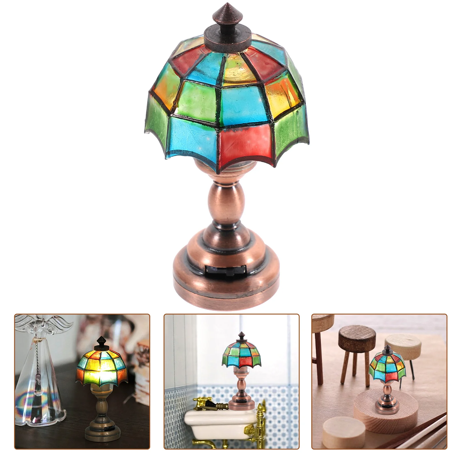 Mini House Lamp 1 12 LED Desk Light Furniture 48mm Height 29mm Diameter Colorful Shade Energy Efficient LED Rechargeable
Mini House Lamp 1 12 LED Desk Light Furniture 48mm Height 29mm Diameter Colorful Shade Energy Efficient LED Rechargeable