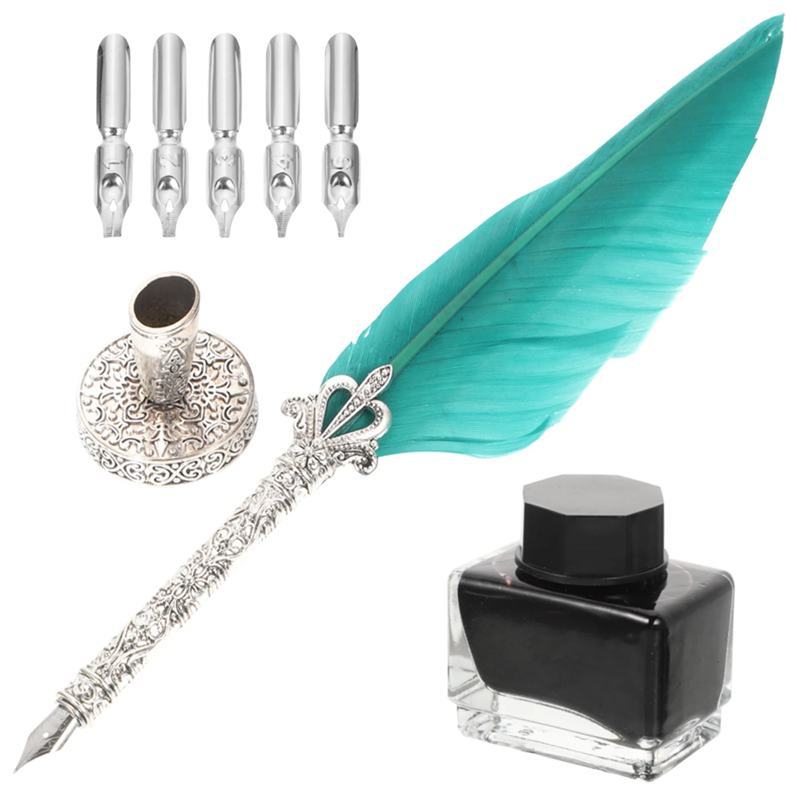 Reusable Quill Pen Wing Design Office Business Birthday Gifts Calligraphy Ink Dip Pens Sturdy Easy Clean Kids
Reusable Quill Pen Wing Design Office Business Birthday Gifts Calligraphy Ink Dip Pens Sturdy Easy Clean Kids