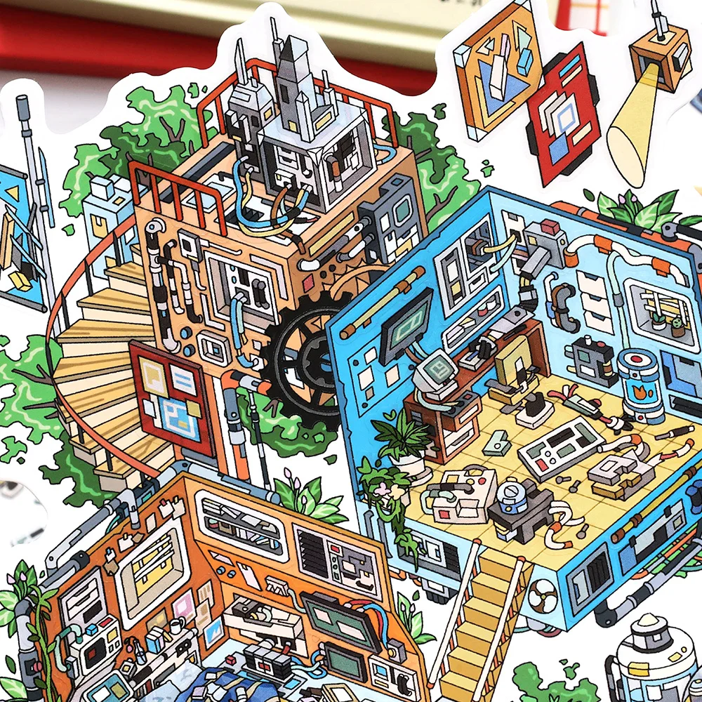 Kawaii Collection Hall 3D build a base Landscape Sticker DIY Pocket Cabin Scene festival gift
Kawaii Collection Hall 3D build a base Landscape Sticker DIY Pocket Cabin Scene festival gift 