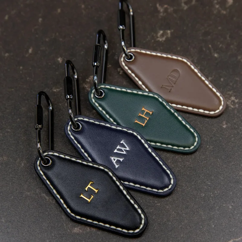 Diamond Bag Keyring Custom Logo Vintage Hotel Door Number Laser EngravePU Leather Keychain Personalize Name Key Chain Ring
Diamond Bag Keyring Custom Logo Vintage Hotel Door Number Laser EngravePU Leather Keychain Personalize Name Key Chain Ring