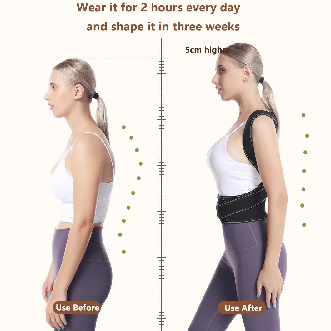 Back Brace Posture Corrector - Adjustable Back Belt for Upper&Lower Back Pain Relief&Muscle Memory Support Straightener
Back Brace Posture Corrector - Adjustable Back Belt for Upper&Lower Back Pain Relief&Muscle Memory Support Straightener