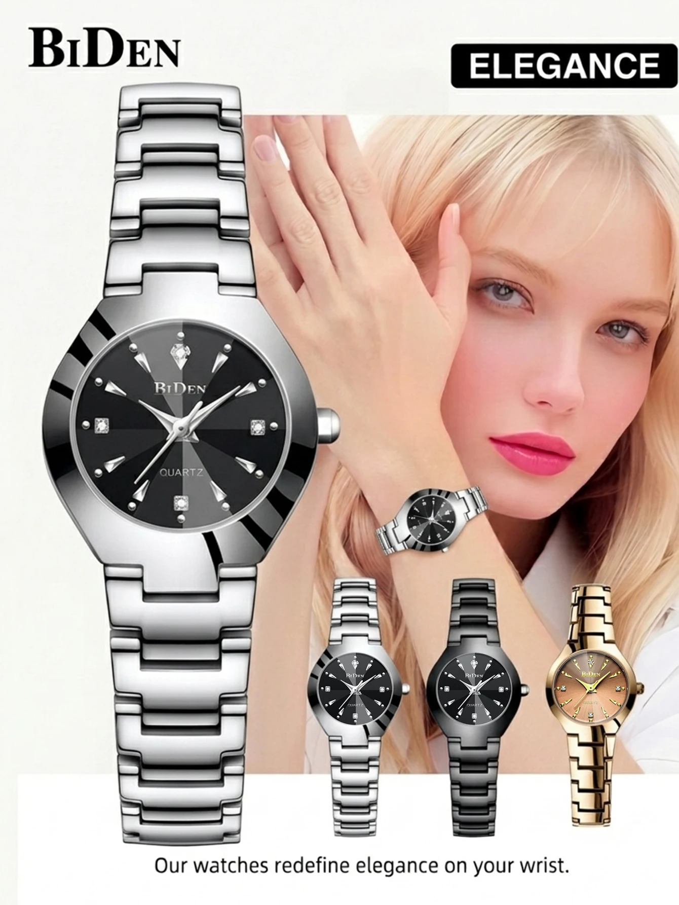 Женские повседневные деловые кварцевые часы Biden Relojes femeninos
Женские повседневные деловые кварцевые часы Biden Relojes femeninos