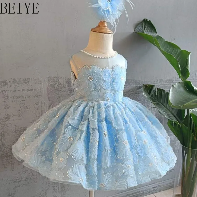Blue Super Fairy Puffy Dress for Girls Piano Performance Hosts Flower Girl Dress Summer Blue Birthday Party Princess Dresses
Blue Super Fairy Puffy Dress for Girls Piano Performance Hosts Flower Girl Dress Summer Blue Birthday Party Princess Dresses