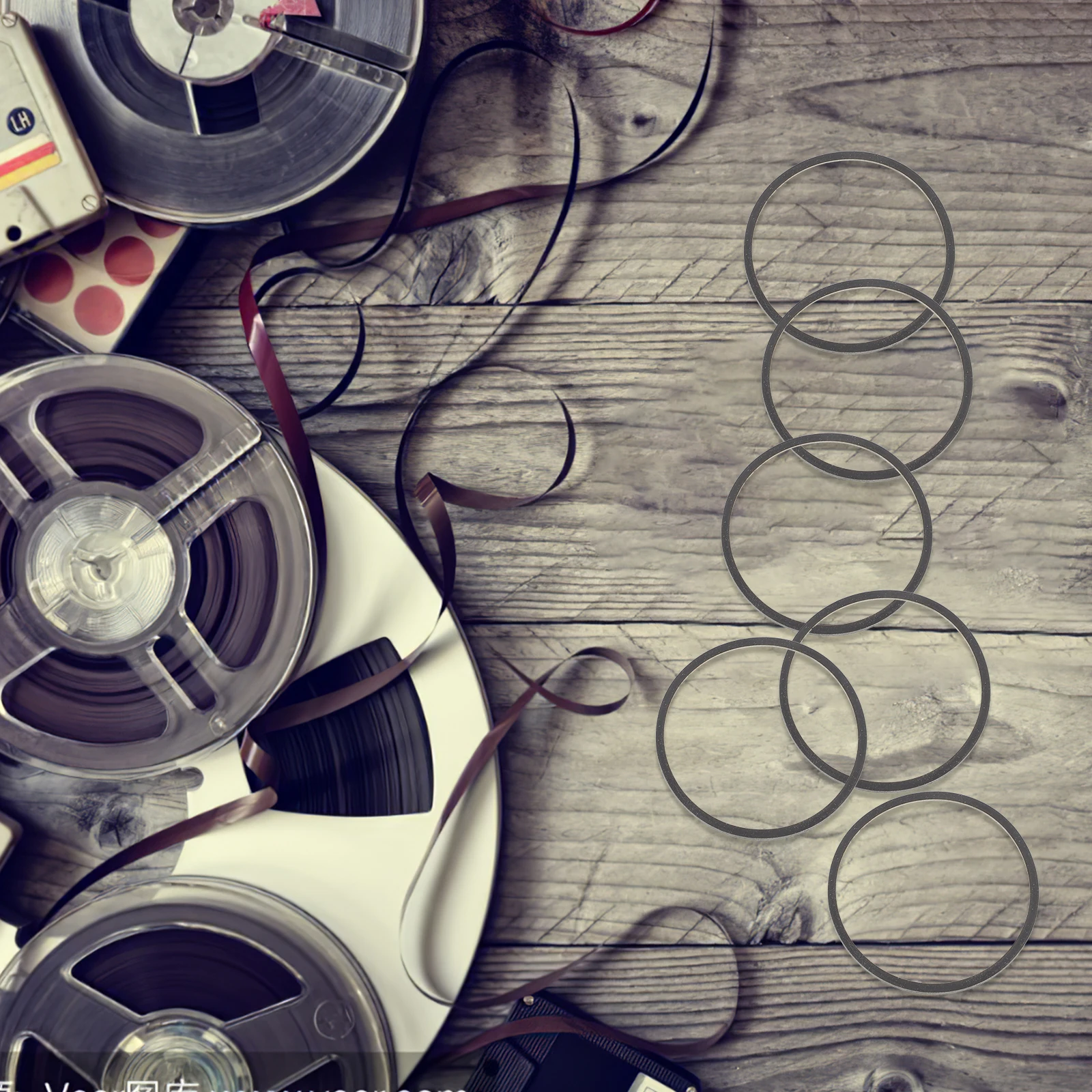 50Pcs Replacement Cassette Recorder Belts Rubber Square Tape Recorder Belt for Smooth Operation Repair and Maintenance
50Pcs Replacement Cassette Recorder Belts Rubber Square Tape Recorder Belt for Smooth Operation Repair and Maintenance