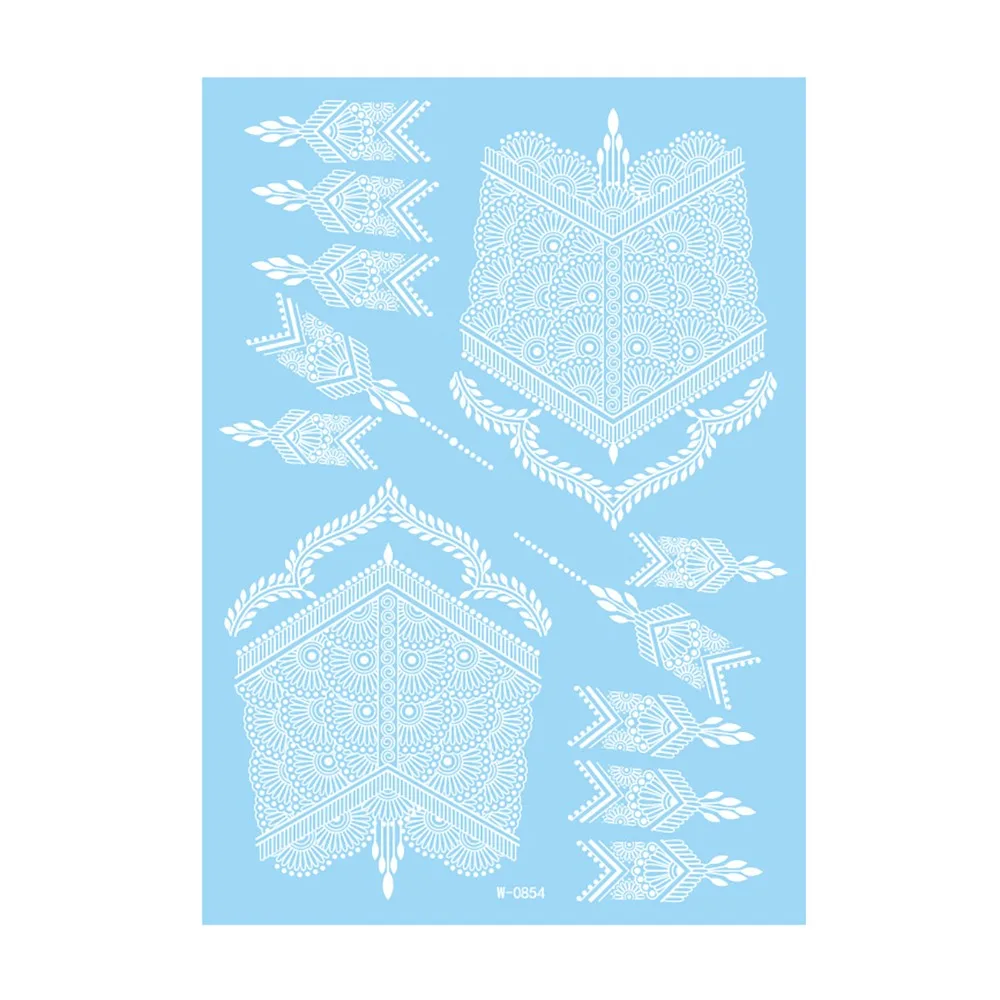 Water Transfer Decals Henna Tattoo Stickers India Mehndi Flower Instant Henna Temporary Tattoo Waterproof Fake Body Art Sticker
Water Transfer Decals Henna Tattoo Stickers India Mehndi Flower Instant Henna Temporary Tattoo Waterproof Fake Body Art Sticker