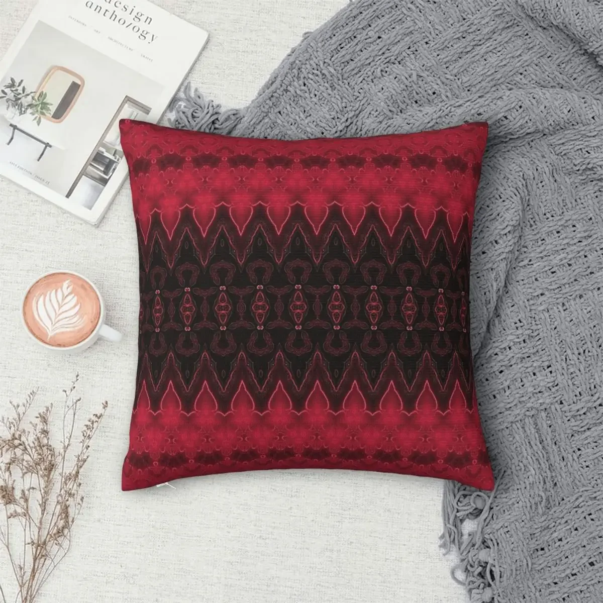 Stylish Boho Red Black Pattern Pillowcase Polyester Pillows Cover Cushion Comfort Throw Pillow Sofa Decorative Cushions Used
Stylish Boho Red Black Pattern Pillowcase Polyester Pillows Cover Cushion Comfort Throw Pillow Sofa Decorative Cushions Used