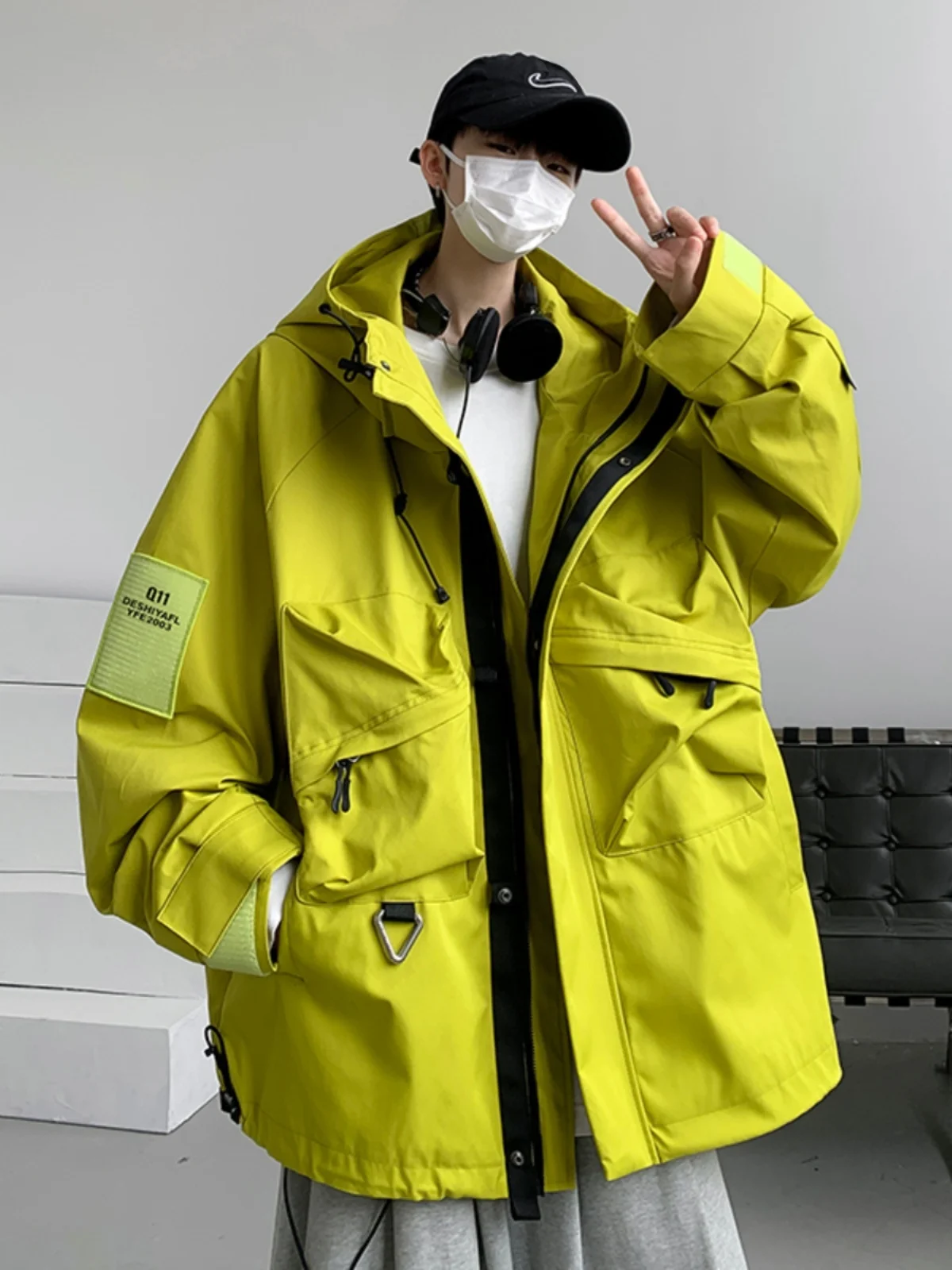 American Sle Functional Men's Tee-in-One Spring Autumn Large Size Windproof Workwear Jaet High-End Feeling Coat
American Sle Functional Men's Tee-in-One Spring Autumn Large Size Windproof Workwear Jaet High-End Feeling Coat