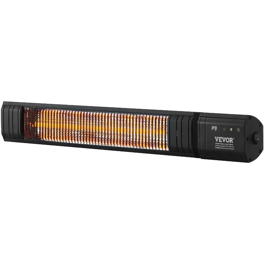 Infrared Heater 1500W Remote Control Electric Space Infrared Heater Carbon Infrared Outdoor Heater with 9 Speeds and 24h Timer
Infrared Heater 1500W Remote Control Electric Space Infrared Heater Carbon Infrared Outdoor Heater with 9 Speeds and 24h Timer