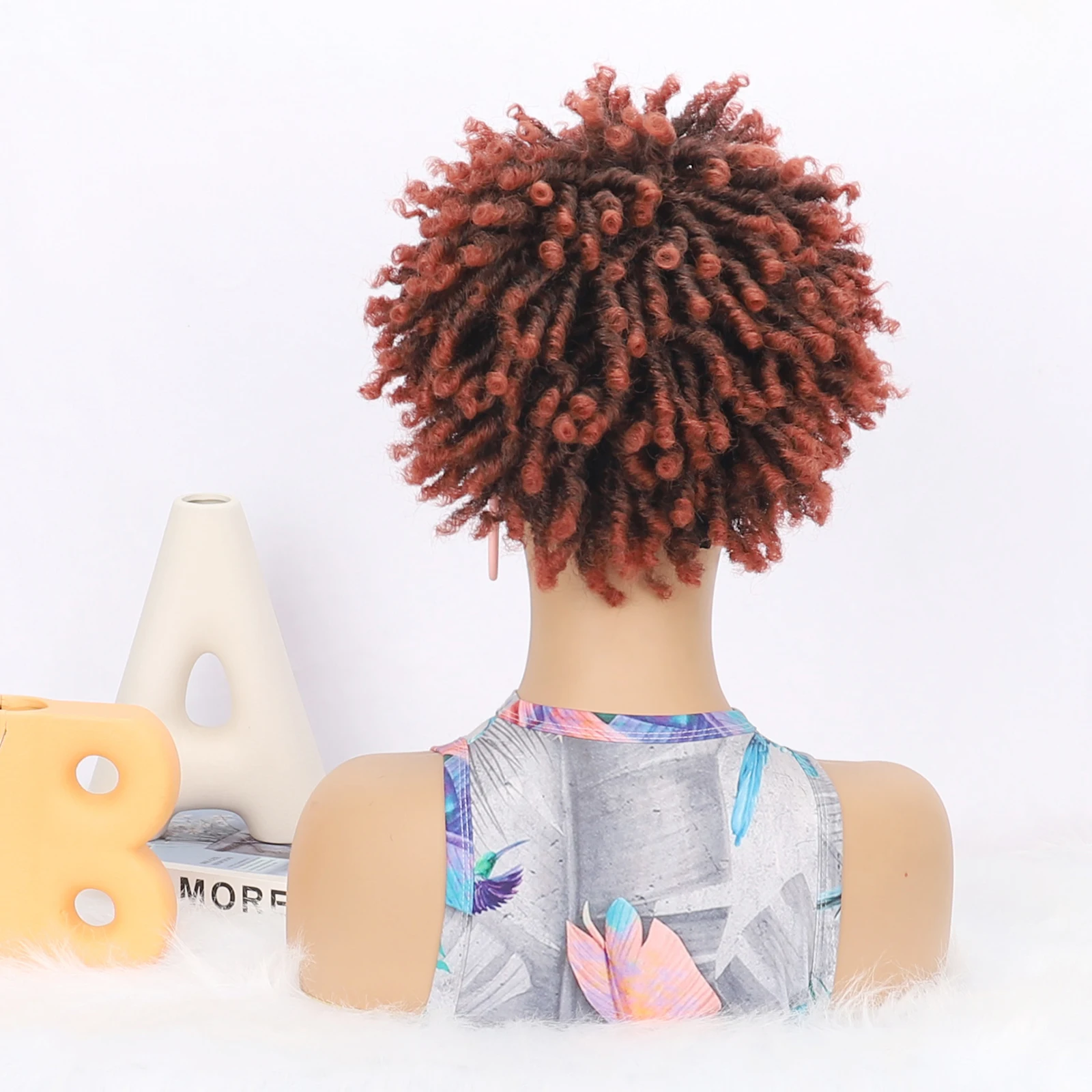 Zolin Afro Hair Wigs Kinky Curly Hair Visor Hat Wig Synthetic Afro Curly Hat Wig for Black Women Daily Use
Zolin Afro Hair Wigs Kinky Curly Hair Visor Hat Wig Synthetic Afro Curly Hat Wig for Black Women Daily Use