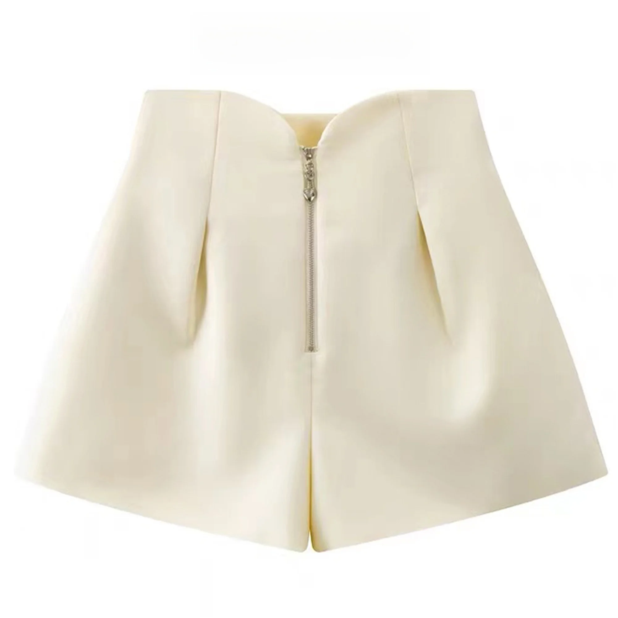High Waist Pleated Straight Leg Pants Thin Wide Leg Casual Sport Shorts for Women Summer Commute Style Asymmetric Zipper
High Waist Pleated Straight Leg Pants Thin Wide Leg Casual Sport Shorts for Women Summer Commute Style Asymmetric Zipper