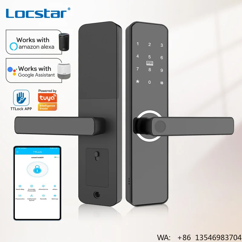 Locstar Safety Exterior Interior Remote Intelligent Cerradura Digital Password Fingerprint Smart Door Locks for Front Door
Locstar Safety Exterior Interior Remote Intelligent Cerradura Digital Password Fingerprint Smart Door Locks for Front Door