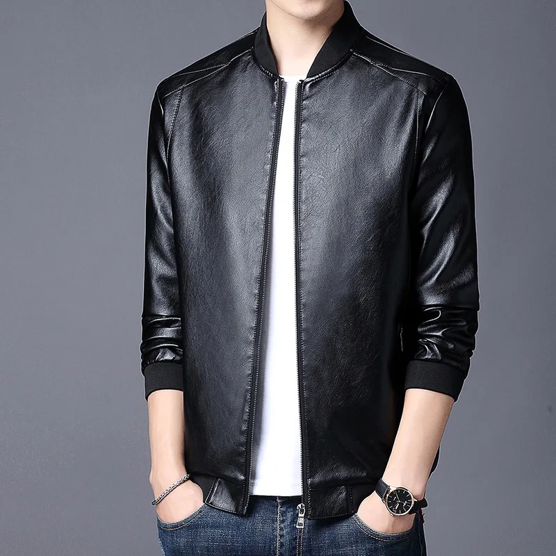 Casual Blazer Jackets Male Leather Jacket Men Motorcycle Streetwear Outerwear Men Leather Suit Jacket Men Slim Fit Short Coat
Casual Blazer Jackets Male Leather Jacket Men Motorcycle Streetwear Outerwear Men Leather Suit Jacket Men Slim Fit Short Coat