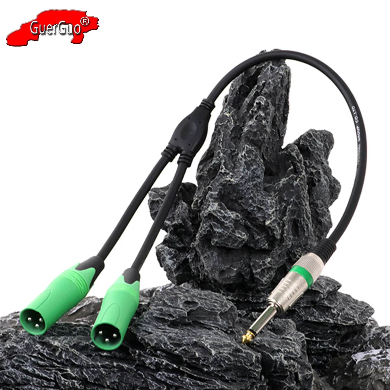 Y Splitter Cord,6.35mm 1/4 Inch TS Male Mono Jack to 2 Dual 3Pin XLR Male Amp Microphone Audio Extension Cable Converter Adapter
Y Splitter Cord,6.35mm 1/4 Inch TS Male Mono Jack to 2 Dual 3Pin XLR Male Amp Microphone Audio Extension Cable Converter Adapter
