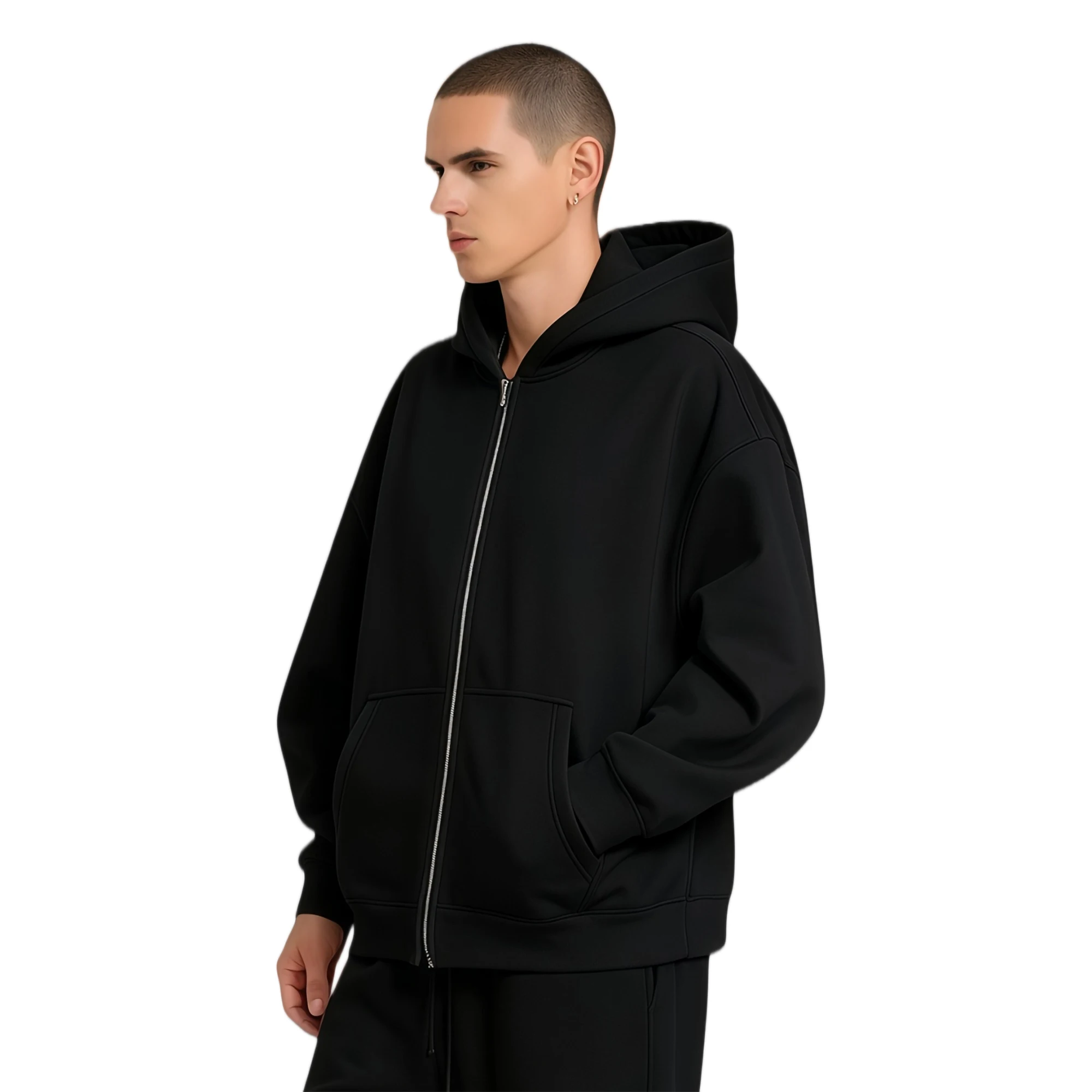 UNITE TOUD Men's 350G Fleece Zip Up Hoodie Oversize Cotton Cardigan Casual Streetwear Pocket Design Loose Fit For Autumn Winter
UNITE TOUD Men's 350G Fleece Zip Up Hoodie Oversize Cotton Cardigan Casual Streetwear Pocket Design Loose Fit For Autumn Winter