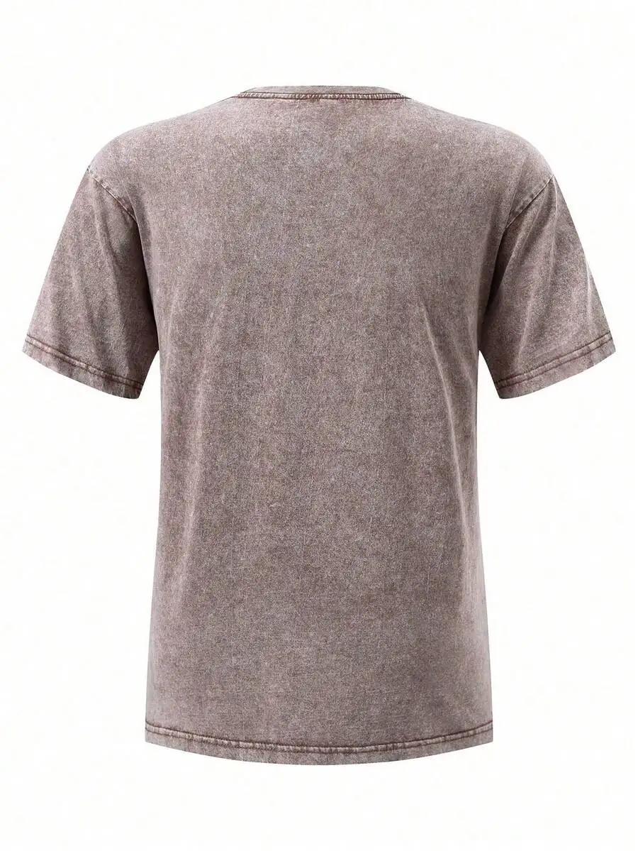 Retro Washed Cotton Tee Loose Crew Neck Beach Vibe
Retro Washed Cotton Tee Loose Crew Neck Beach Vibe