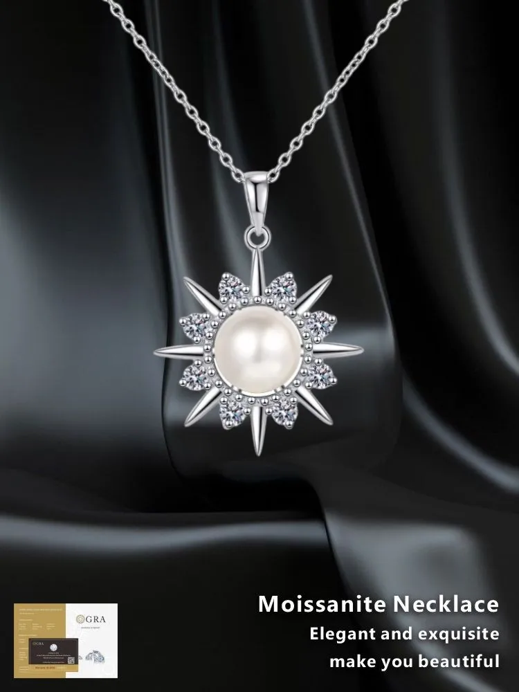 Moissanite 925 Sterling Silver GRA Certified Pearl Women's Pendant Necklace Fashion Jewelry
Moissanite 925 Sterling Silver GRA Certified Pearl Women's Pendant Necklace Fashion Jewelry