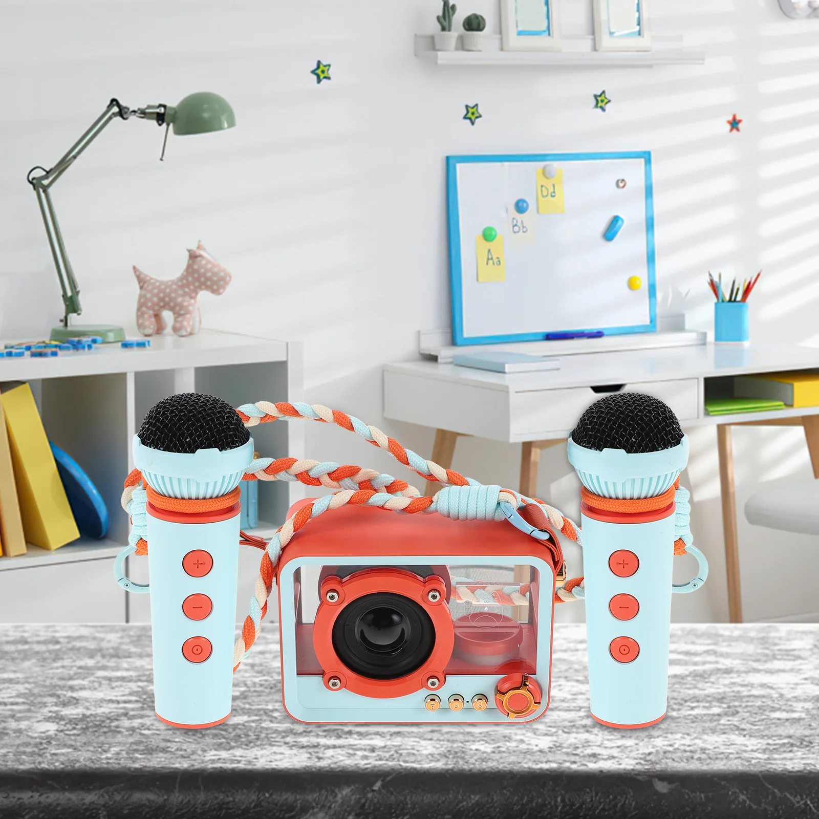 1 Set Mini Karaoke Speaker Portable Wireless Microphone Karaoke Machine Home Party Mini Sound System High Fidelity Audio Outdoor
1 Set Mini Karaoke Speaker Portable Wireless Microphone Karaoke Machine Home Party Mini Sound System High Fidelity Audio Outdoor