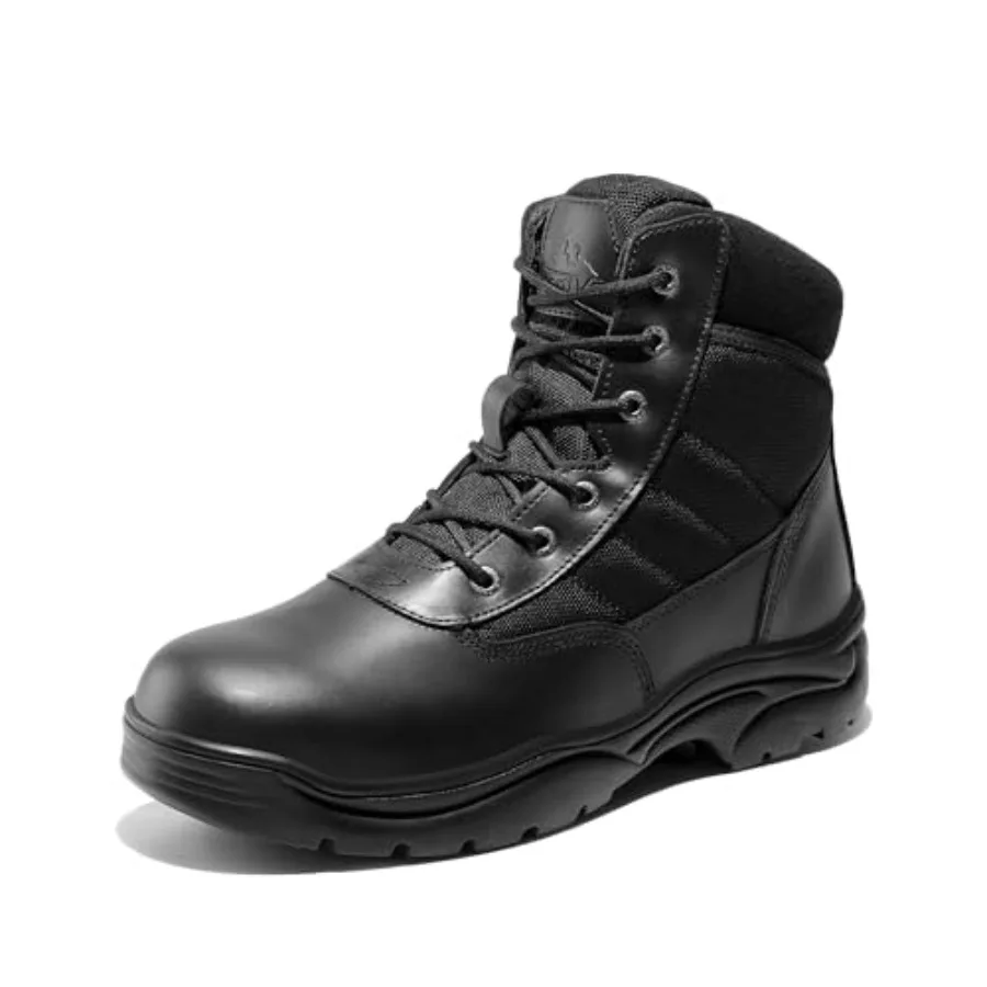 Men's Waterproof Tactical Work Boots Leather Outdoor Hiking Military 6 Inch Motorcycle Combat Boots
Men's Waterproof Tactical Work Boots Leather Outdoor Hiking Military 6 Inch Motorcycle Combat Boots