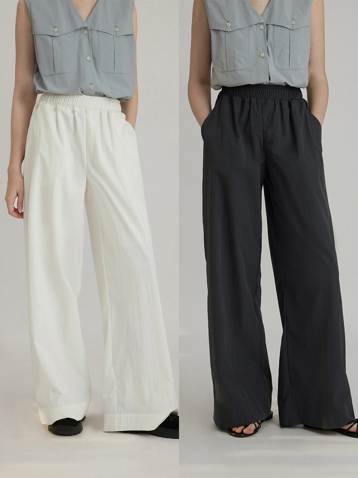 Le Summer Lightweight Physical Sun Protection Straight Leg Casual Pants Women's High Waist Long Polyester Fiber Commute Sle
Le Summer Lightweight Physical Sun Protection Straight Leg Casual Pants Women's High Waist Long Polyester Fiber Commute Sle