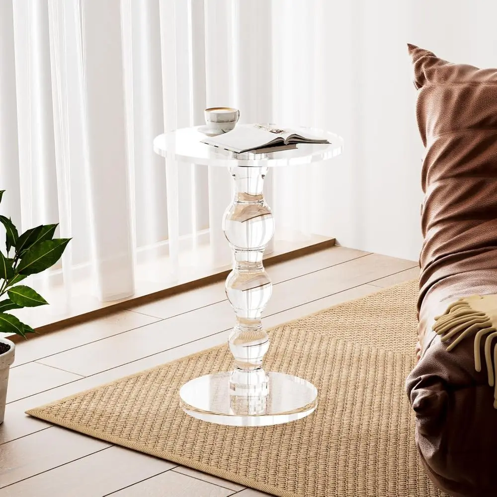 Clear Acrylic Round Side Table, 16 x 16 x 23, Living Room or Bedroom, Small Space, Easy Assembly
Clear Acrylic Round Side Table, 16 x 16 x 23, Living Room or Bedroom, Small Space, Easy Assembly