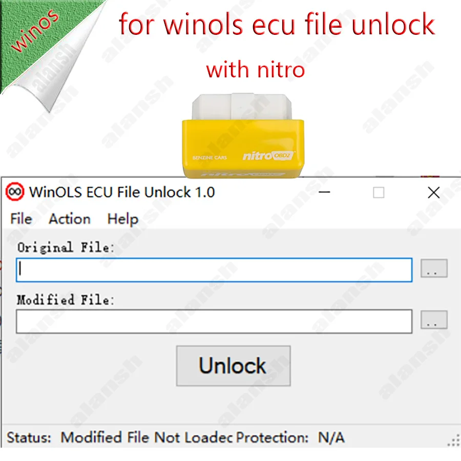 Программное обеспечение WinOLS ECU File Unlocker 1.0 для удаления NOREAD + Nitro
Программное обеспечение WinOLS ECU File Unlocker 1.0 для удаления NOREAD + Nitro
