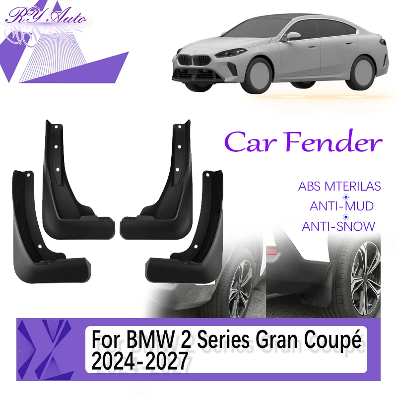 Car Mud Fender For BMW 2 Series Gran Coupe L F78 2024~2027 Antifreeze Mudguard Door Guard Mudflap Flap Exterior Auto Accessories
Car Mud Fender For BMW 2 Series Gran Coupe L F78 2024~2027 Antifreeze Mudguard Door Guard Mudflap Flap Exterior Auto Accessories