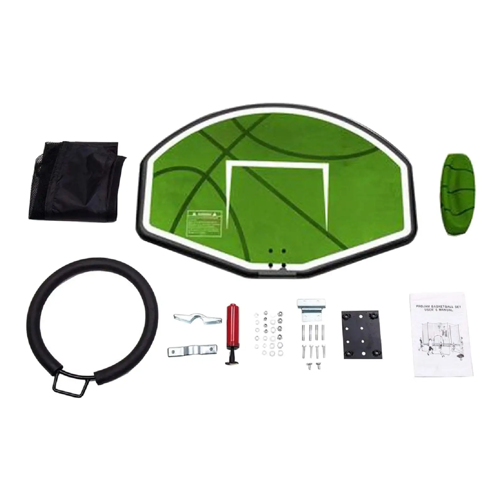 Basketball Hoop Attachment for Trampoline Kids Mini Basketball for Dunking
Basketball Hoop Attachment for Trampoline Kids Mini Basketball for Dunking