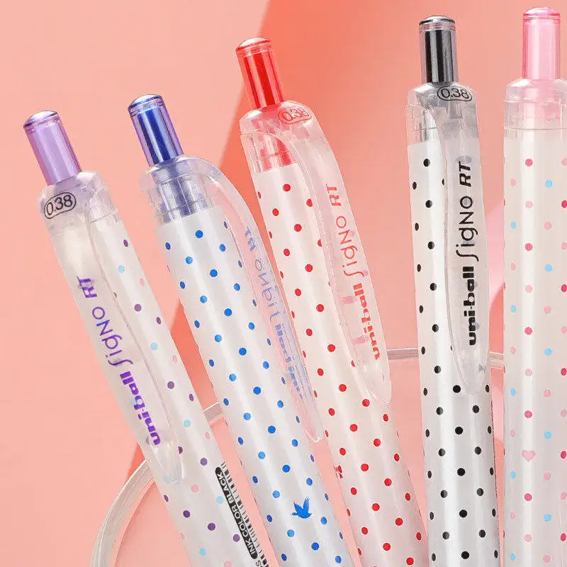 Uni UMN138S Limited Edition Polka Dot Edition Gel Pens 0.38mm Ultra-Fine Pen Tip,Precise Lines,Quick-drying Signature Stationery
Uni UMN138S Limited Edition Polka Dot Edition Gel Pens 0.38mm Ultra-Fine Pen Tip,Precise Lines,Quick-drying Signature Stationery