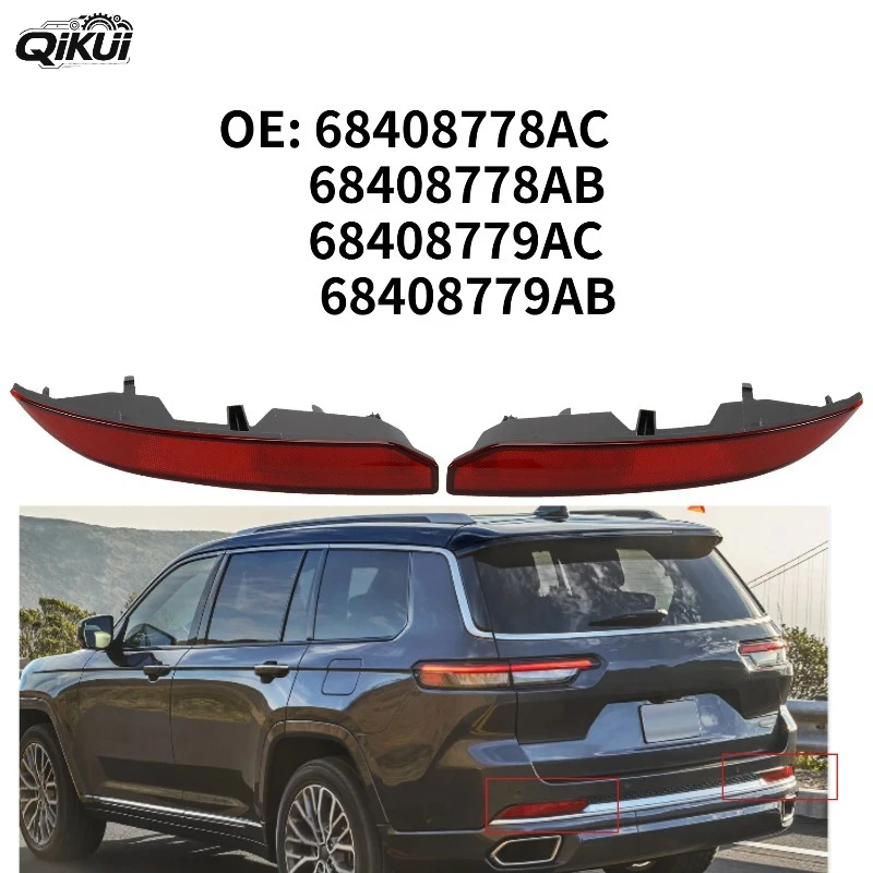 OE: 68408778AC 68408778AB 68408779AC 68408779AB For JEEP GRAND CHEROKEE Rear Bumper Fog Light Turn Signal 1 Pai
OE: 68408778AC 68408778AB 68408779AC 68408779AB For JEEP GRAND CHEROKEE Rear Bumper Fog Light Turn Signal 1 Pai