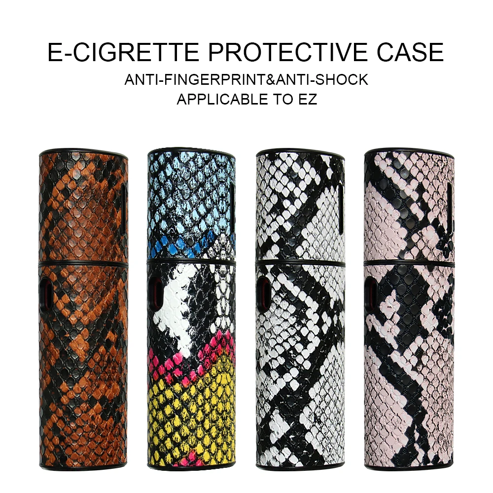 PU leather protective case is suitable for LIL EZ, snake skin pattern and is used to protect electronic cigarette accessories.
PU leather protective case is suitable for LIL EZ, snake skin pattern and is used to protect electronic cigarette accessories.