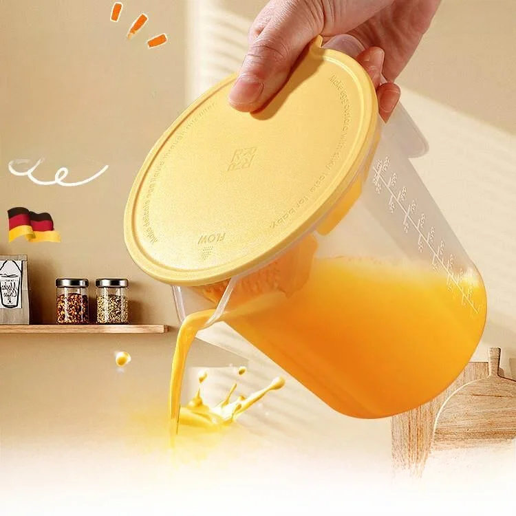 Kitchen Baking Measuring Cup with Filter Food Grade Scale Handle for Rice Washing Egg Liquefaction Cooking Tools
Kitchen Baking Measuring Cup with Filter Food Grade Scale Handle for Rice Washing Egg Liquefaction Cooking Tools