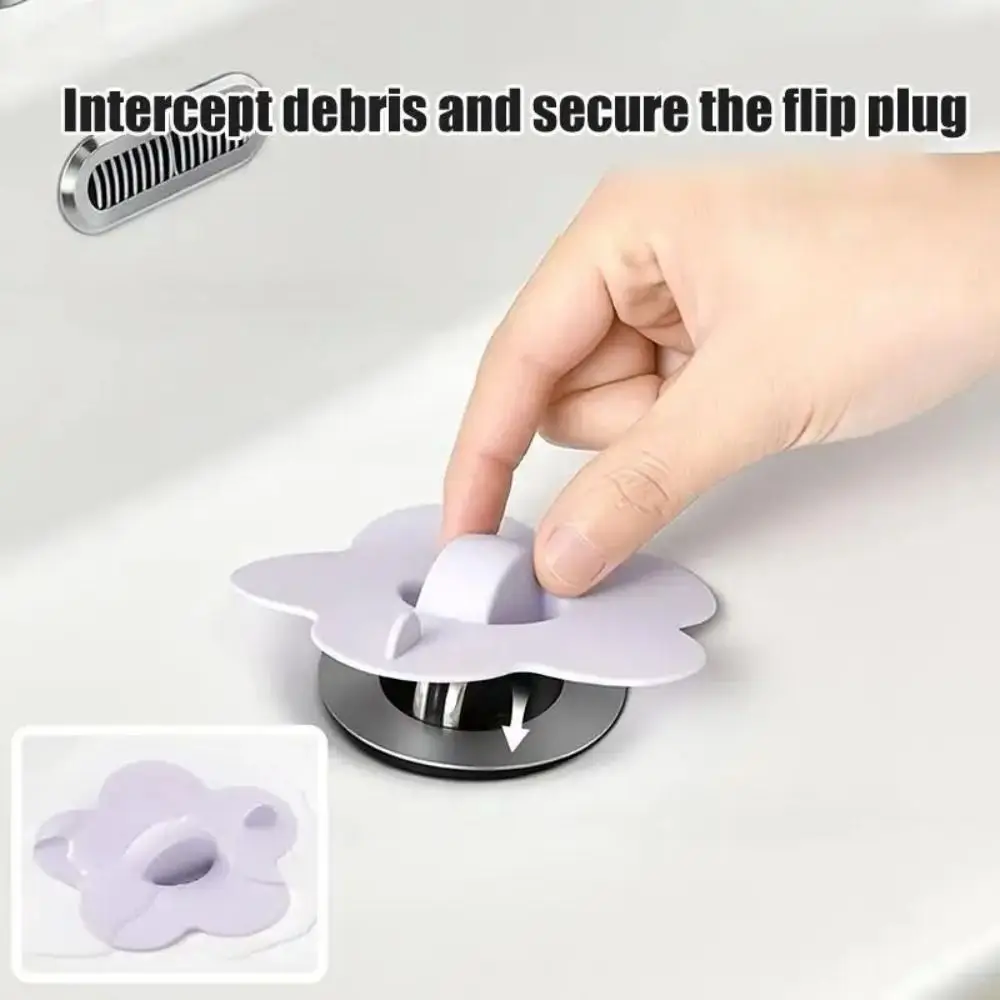 30pcs/bag Flower Shape Flower Shape Sink Plug Flexible Structure Sturdy Durable Material Bathroom Basin Stopper
30pcs/bag Flower Shape Flower Shape Sink Plug Flexible Structure Sturdy Durable Material Bathroom Basin Stopper