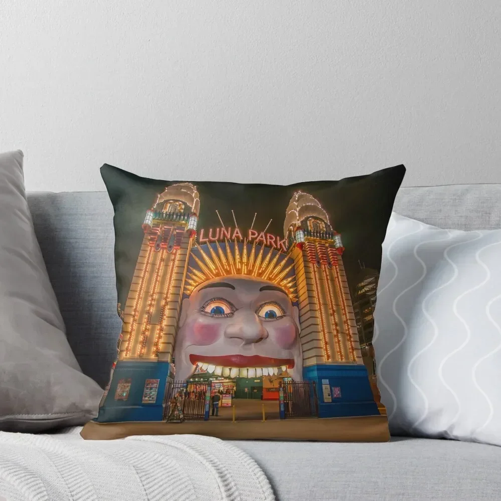 Luna Park Face at Night, Sydney, NSW, Australia Throw Pillow home decor items Sofa Cushion Cover pillow
Luna Park Face at Night, Sydney, NSW, Australia Throw Pillow home decor items Sofa Cushion Cover pillow