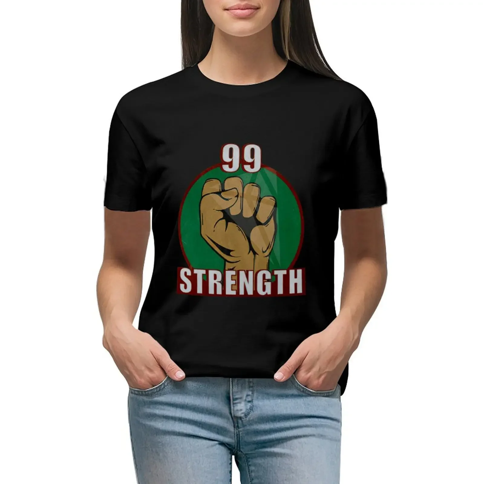 99 Strength T-Shirt vintage aesthetic clothes quick drying t shirts for Women loose fit
99 Strength T-Shirt vintage aesthetic clothes quick drying t shirts for Women loose fit