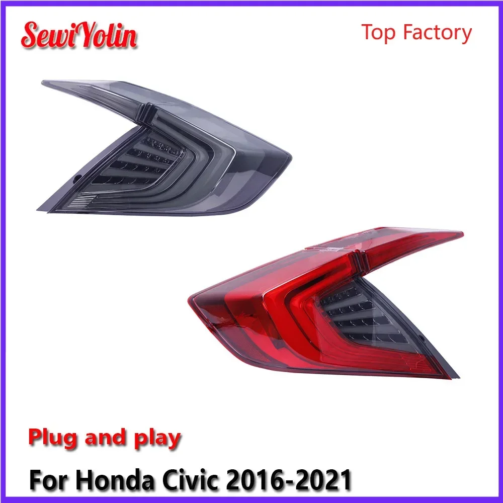 Car LED Tail Light Assemblies For Honda Civic 2016-2021 Auto Fog DRL Brake Turn Signal Lamp Plug And Play
Car LED Tail Light Assemblies For Honda Civic 2016-2021 Auto Fog DRL Brake Turn Signal Lamp Plug And Play