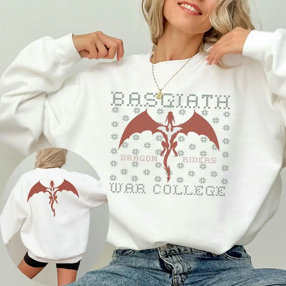 Retro Basgiath War College Fourth Wing Holiday Sweatshirt Iron Flame Gif Casual Unisex Y2K Pullovers Funny Sweatshirt Streetwear
Retro Basgiath War College Fourth Wing Holiday Sweatshirt Iron Flame Gif Casual Unisex Y2K Pullovers Funny Sweatshirt Streetwear
