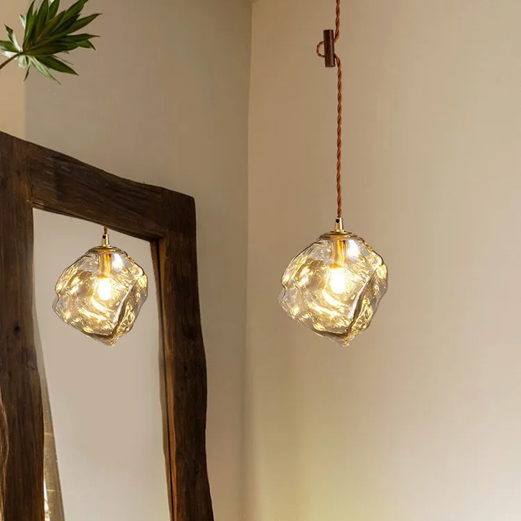 Glass Wood LED Hanging Pendant Light Retro Creative Bedside Bedroom Chandelier Lighting for Home Decor Pendant Lamp Dining Room
Glass Wood LED Hanging Pendant Light Retro Creative Bedside Bedroom Chandelier Lighting for Home Decor Pendant Lamp Dining Room