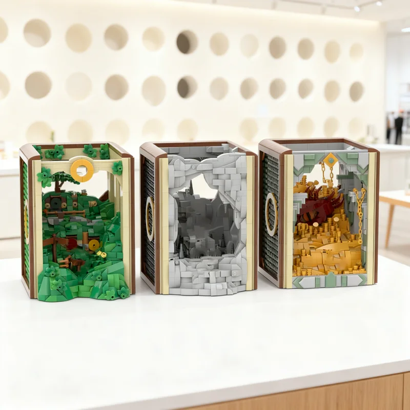 4143pcs MOC Book Nook Bilbo Hobbit Lord Rings Model Building Blocks Creative Display Gift Collectible Decor Kids Premium Adult
4143pcs MOC Book Nook Bilbo Hobbit Lord Rings Model Building Blocks Creative Display Gift Collectible Decor Kids Premium Adult