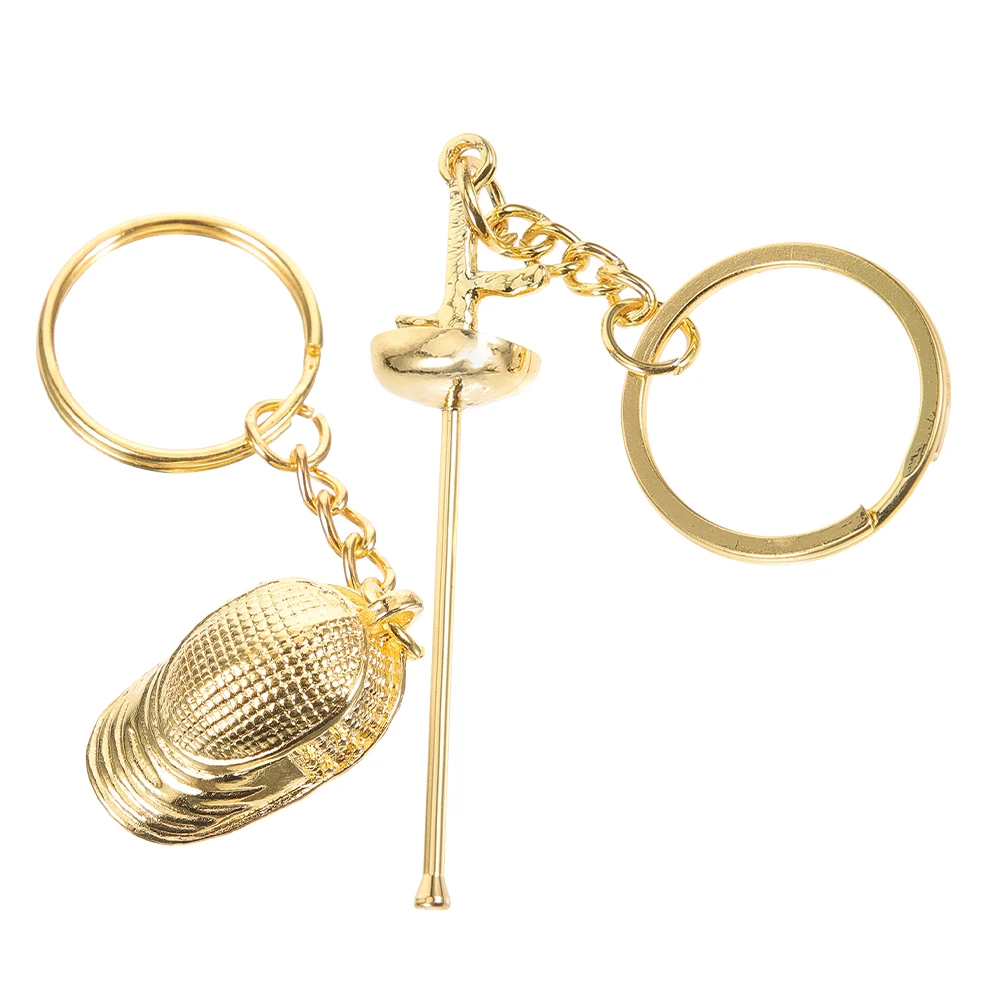2 Pcs Fencing Keychains Metal Keychain Vintage Mini Key Decoration Keychain Pendant Backpack naments Bag Pendant
2 Pcs Fencing Keychains Metal Keychain Vintage Mini Key Decoration Keychain Pendant Backpack naments Bag Pendant