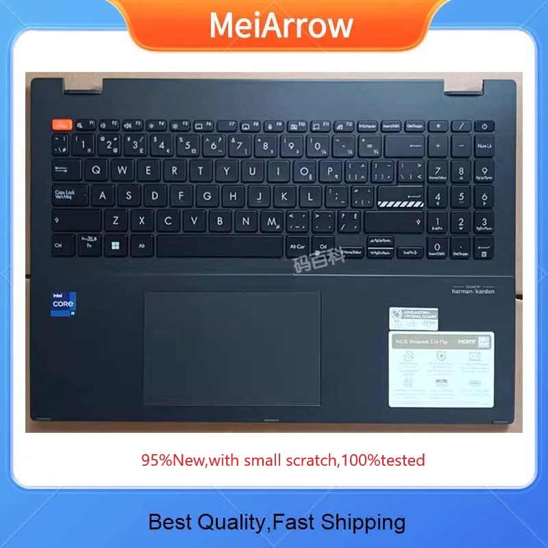 95% новый/орг для ASUS S16 Flip TP3604 S16X TP3604V TN3604U 3604Y упор для рук американская клавиатура верхняя крышка тачпад, серый
95% новый/орг для ASUS S16 Flip TP3604 S16X TP3604V TN3604U 3604Y упор для рук американская клавиатура верхняя крышка тачпад, серый