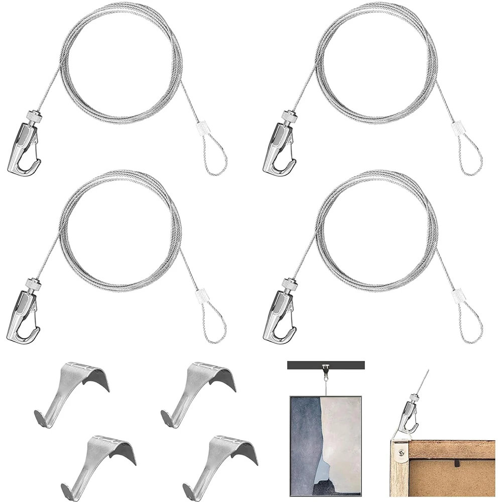 1.5mm Adjustable Steel Wire Rope Suspension Kit Art Frame Picture Potted Plant Suspension Self-Locking Adjustable Hook 0.5-3M
1.5mm Adjustable Steel Wire Rope Suspension Kit Art Frame Picture Potted Plant Suspension Self-Locking Adjustable Hook 0.5-3M