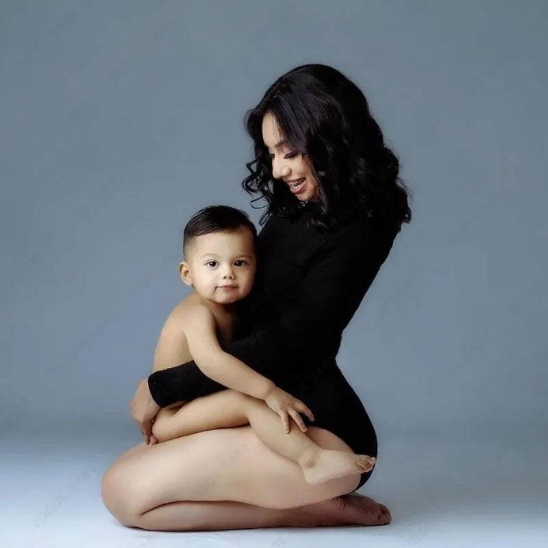 Maternity Photography Dress Mother&baby Clothes Pregnant Woman Turtleneck Long-sleeve Bodysuit Family Outfit Photography Props
Maternity Photography Dress Mother&baby Clothes Pregnant Woman Turtleneck Long-sleeve Bodysuit Family Outfit Photography Props