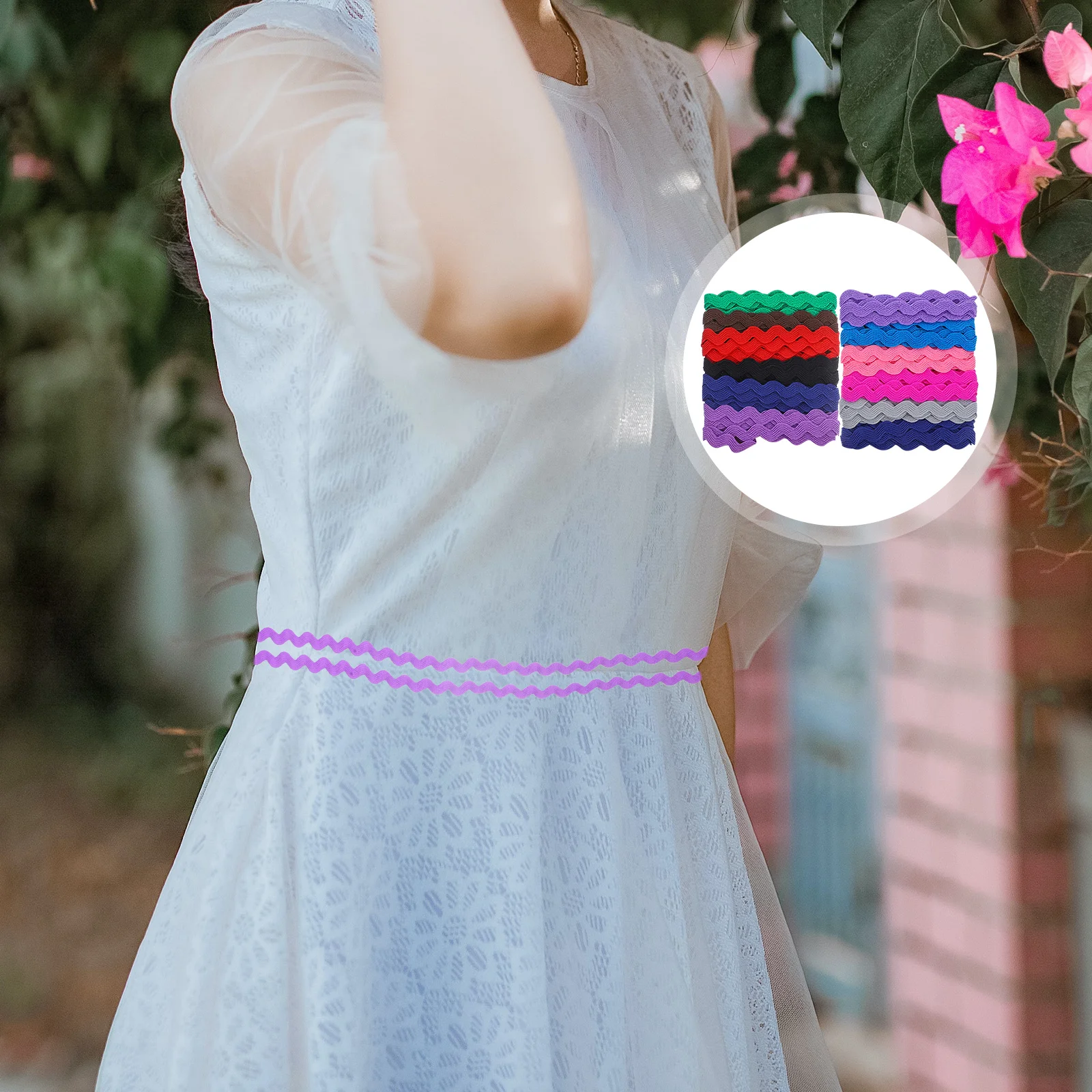 2 Rolls Fabric Lace Belt Webbing Wave Trim Polyester Ribbons Fabric for Clothing Diy Clothing Accessories Baby DIY S Shape Lace
2 Rolls Fabric Lace Belt Webbing Wave Trim Polyester Ribbons Fabric for Clothing Diy Clothing Accessories Baby DIY S Shape Lace