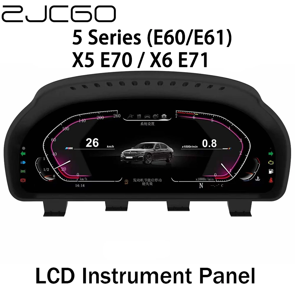 ZJCGO Auto Accessories 12.3“ LCD Instrument Dash Panel Board Meter Screen for BMW 5 Series E60 E61 X5 E70 X6 E71
ZJCGO Auto Accessories 12.3“ LCD Instrument Dash Panel Board Meter Screen for BMW 5 Series E60 E61 X5 E70 X6 E71