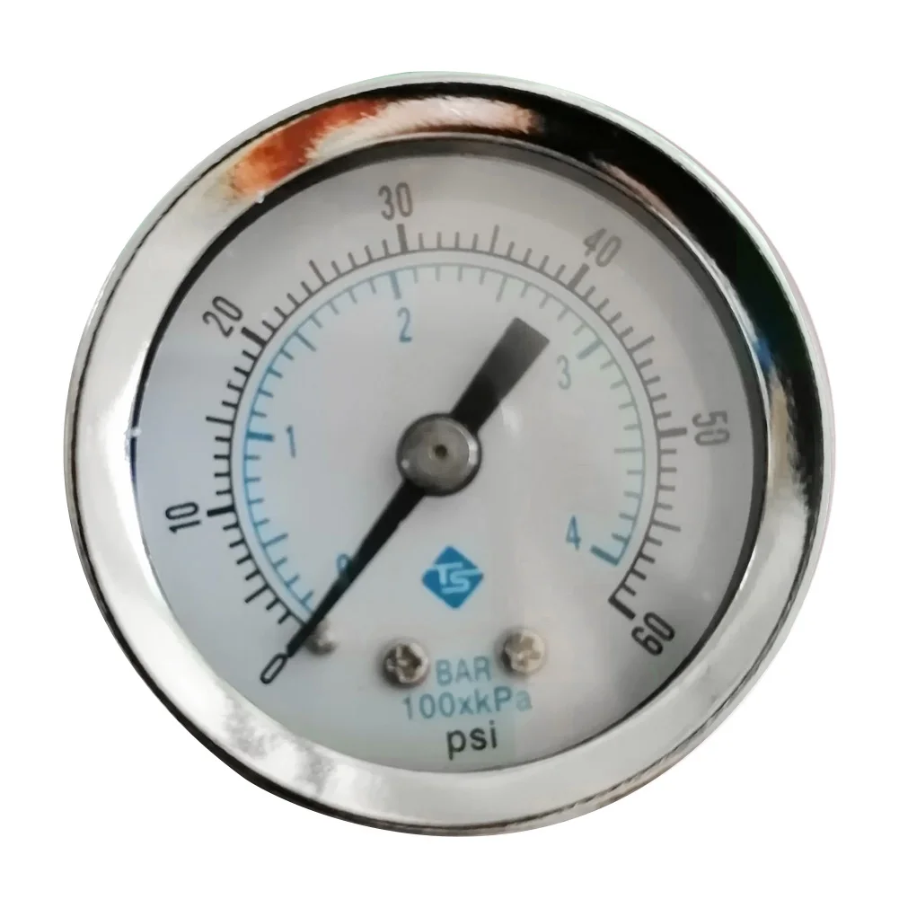 1/8in NPT Mini Pressure Gauge 0-60 PSI Air Compressor Hydraulic Vacuum Gauge Back Mount 1.5inch Face Pressure Tester
1/8in NPT Mini Pressure Gauge 0-60 PSI Air Compressor Hydraulic Vacuum Gauge Back Mount 1.5inch Face Pressure Tester