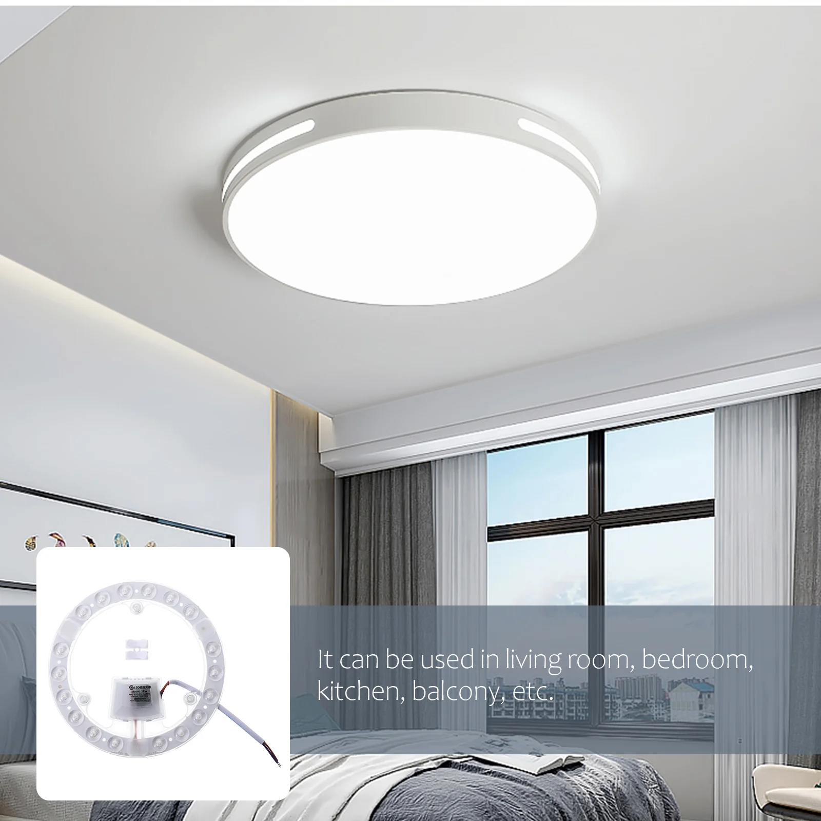 Round Magnetic Light Source Board For Ceiling Lamp Transformation Ceiling Light Accessory Home Lighting Supply
Round Magnetic Light Source Board For Ceiling Lamp Transformation Ceiling Light Accessory Home Lighting Supply